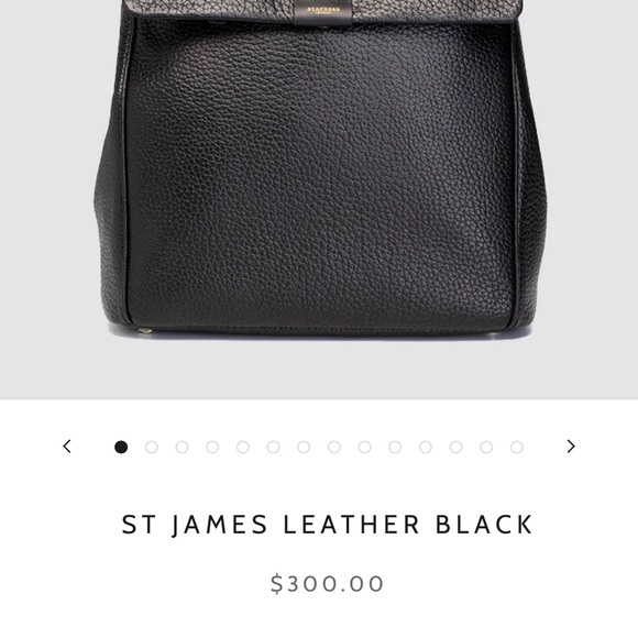 Storksak St. James Leather Diaper Bag - Picture 2 of 6